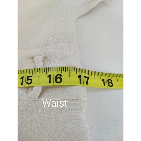 Zara Beige 100% Polyester Midi Dress Size XL - Picture 11 of 14